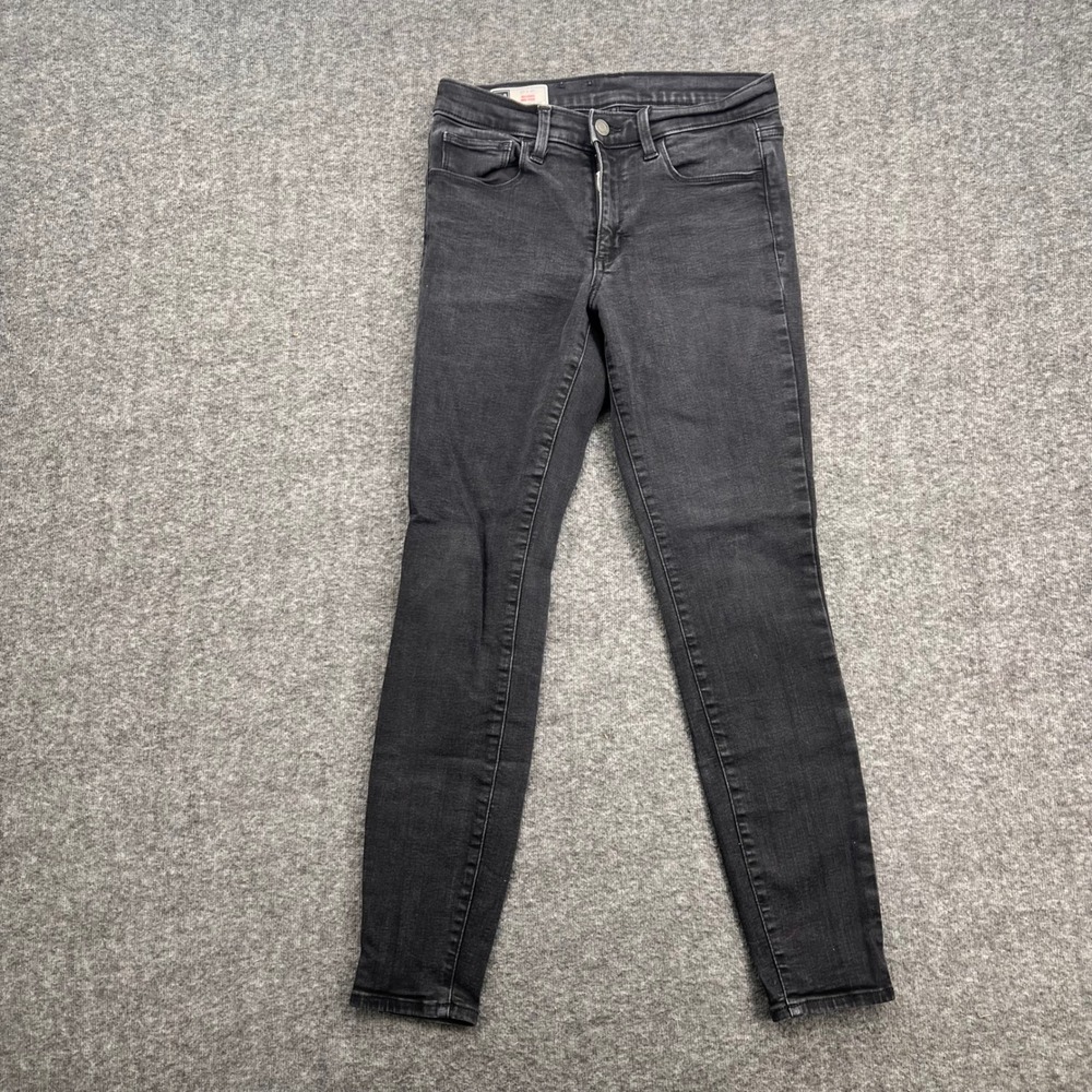 Gap Womens Mid Rise Jegging Faded Black Denim Skinny Jeans Size 27 4 Regular
